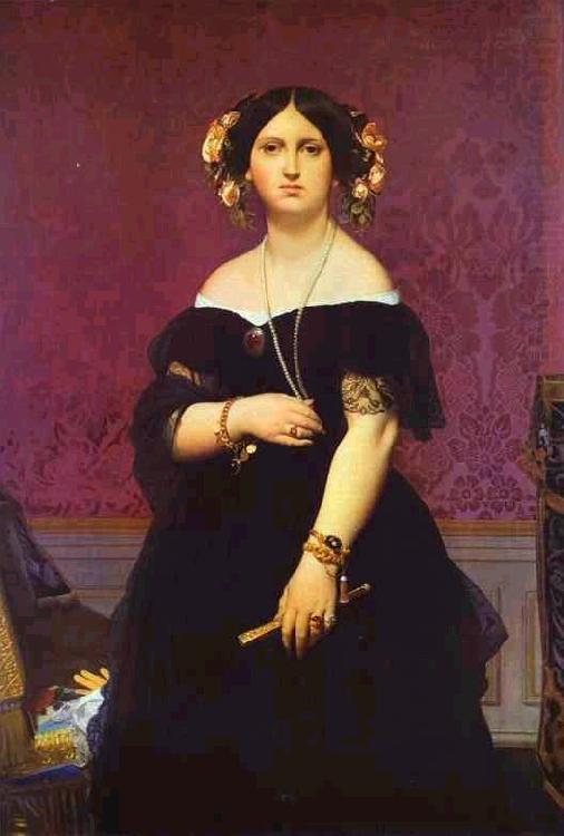 Jean Auguste Dominique Ingres Portrait of Madame Moitessier Standing china oil painting image